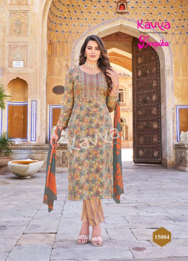 Kavya Deepika Vol 15 Designer Kurti Bottom With Dupatta